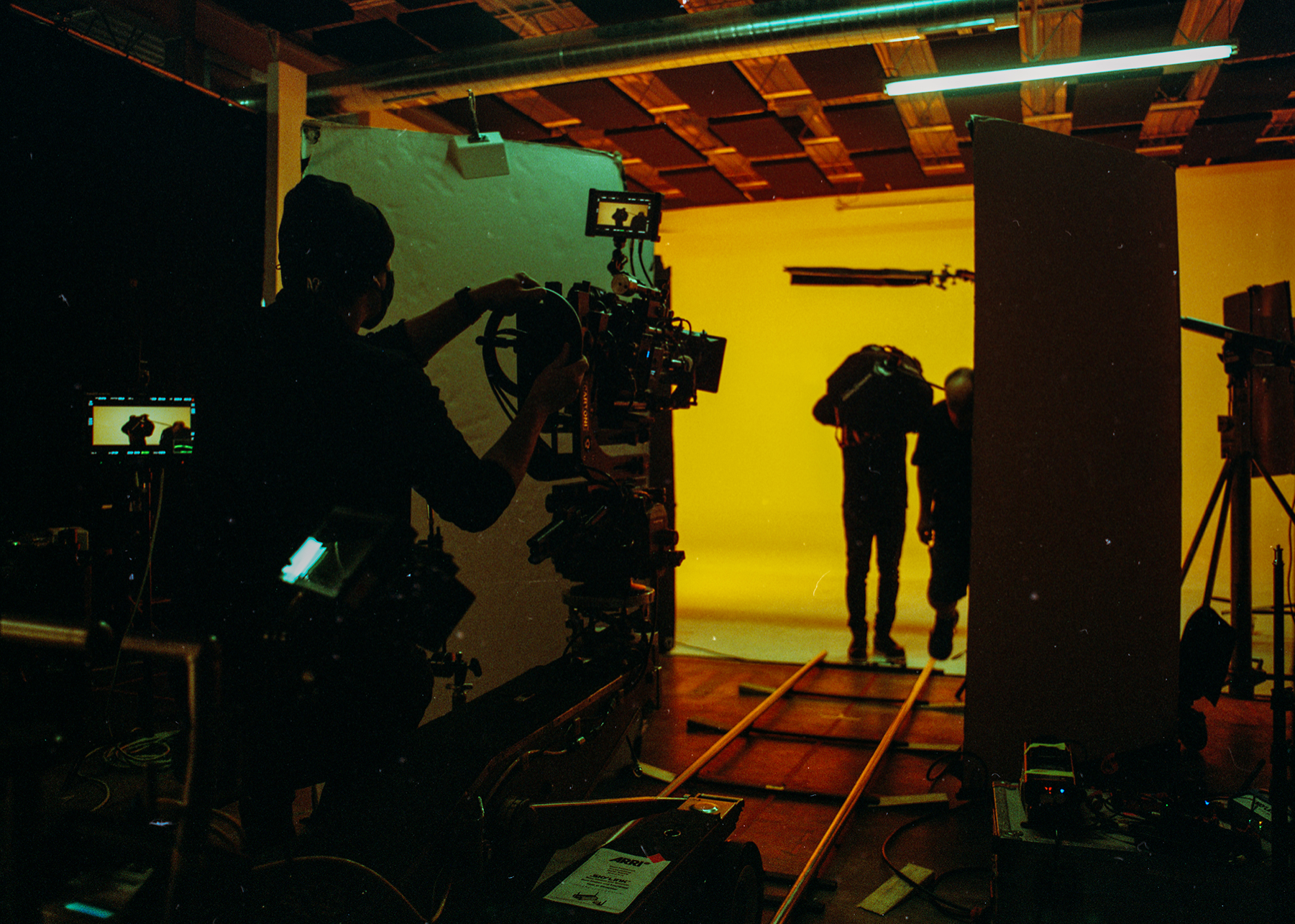 Production on set at The Jungle
